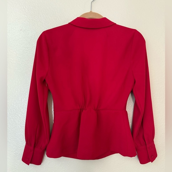 J. CREW Drapey Faux Wrap Top - Picture 2 of 7